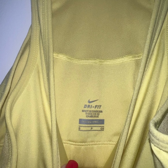 Yellow Nike Women's Tank Top - Picture 2 of 2